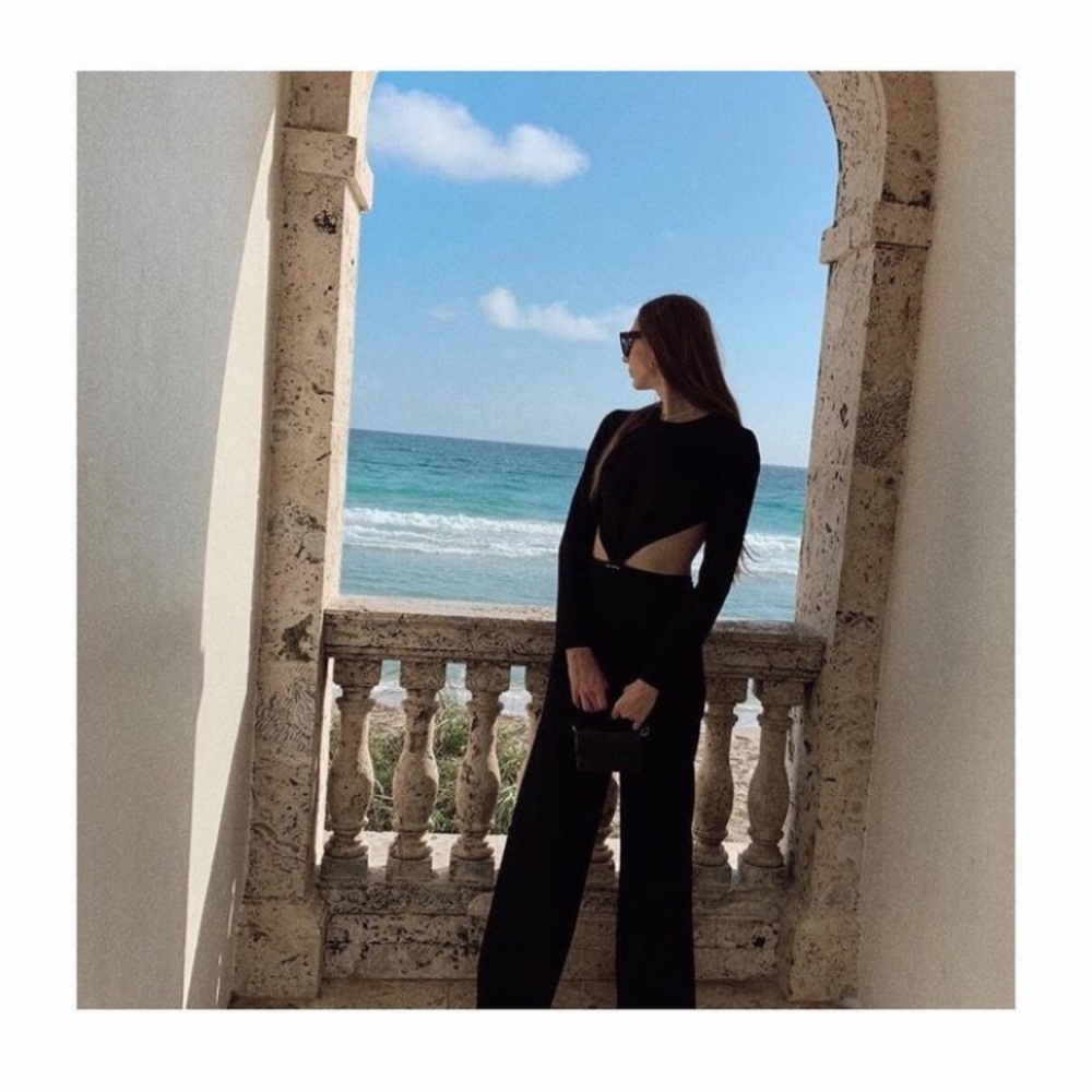 Black jumpsuit